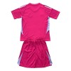 Officiële Voetbalshirt + Korte Broek Doelman Celtic 2024-25 Roze - Kids